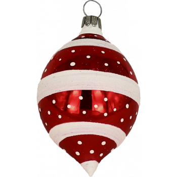 Trend German Christmas, Christbaumschmuck aus Lauscha Glasolive bauchig 