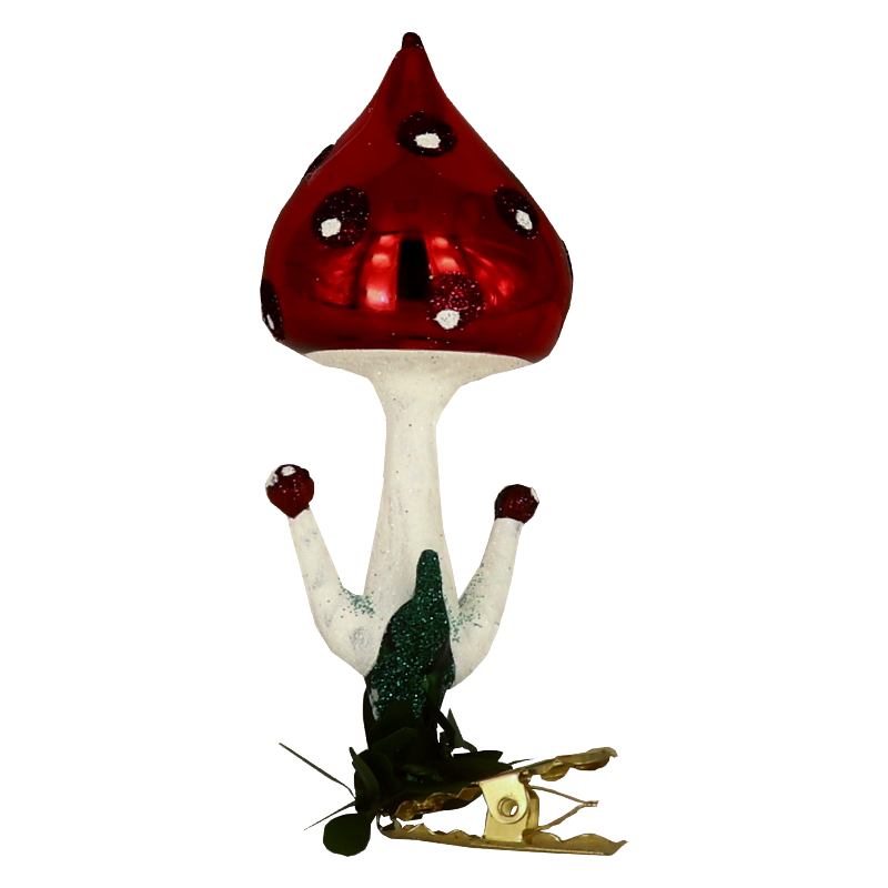 Trend German Christmas, Pilz "LOLIPOP - points ca. 7cm 6 St./Ktn.