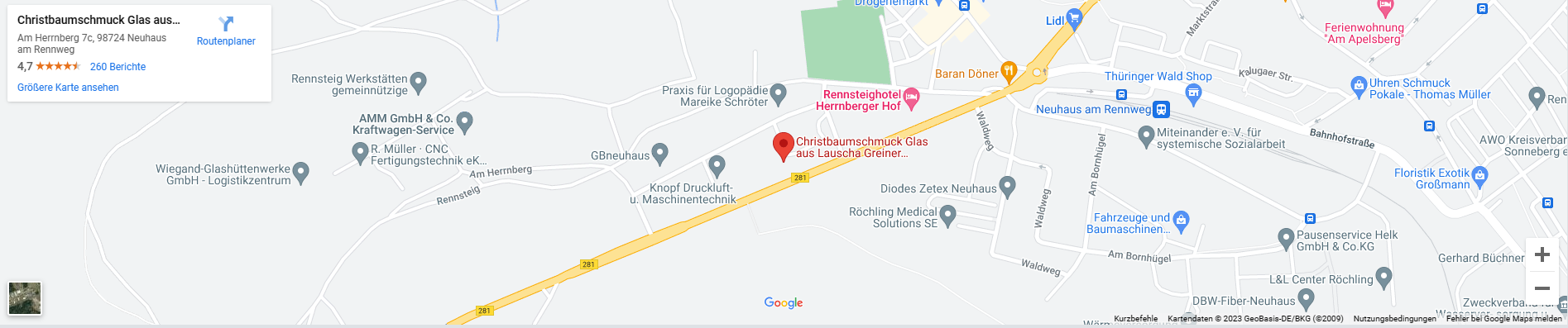 Google maps der Weg zu uns!